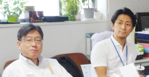 小板橋先生（左）・蔵本先生（右）